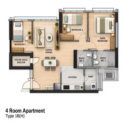 Blk 408A Northshore Residences II (Punggol), HDB 4 Rooms #630301161